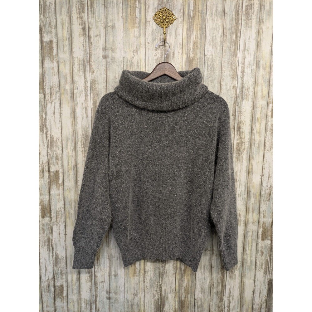 Vtg I B Diffusion 90s Angora Rabbit Lambswool Turtleneck Sweater Women's Medium